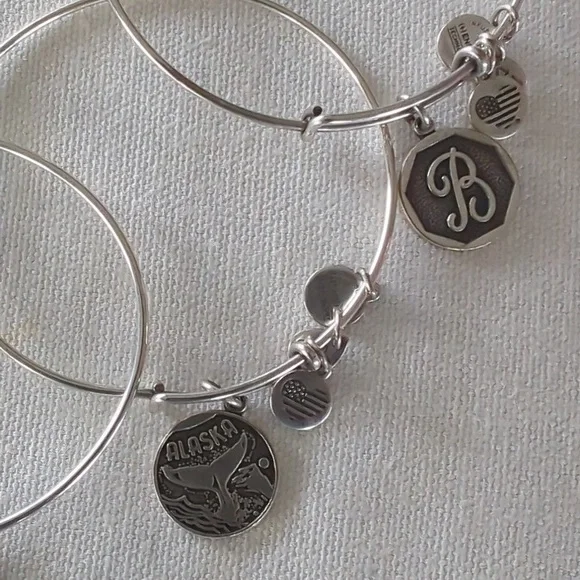 Alex and Ani bracelet 9 totel - Picture 5 of 10